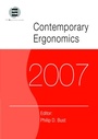 Cover: Contemporary Ergonomics 2007 - Taylor & Francis