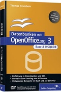 Cover: Datenbanken mit OpenOffice.org 3 Base und HSQLDB - Rheinwerk