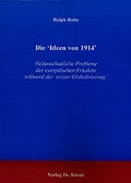 Cover: Die "Ideen von 1914" - Kovac, Dr. Verlag
