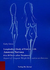 Abbildung von: Longitudinal Study of Patients with Anorexia Nervosa 6 to 10 Years after Treatment - Kovac, Dr. Verlag