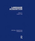 Cover: Language Acquisition: v. 4 - Routledge