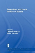 Cover: Federalism and Local Politics in Russia - Routledge