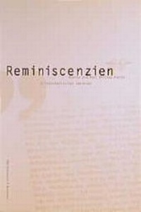 Enlarge image Cover: Reminiscenzien - Königshausen & Neumann