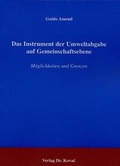 Bild: Das Instrument der Umweltabgabe auf Gemeinschaftsebene - Kovac, Dr. Verlag