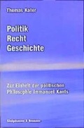 Cover: Politik, Recht, Geschichte - K&ouml;nigshausen & Neumann