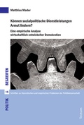 Cover: K&ouml;nnen sozialpolitische Dienstleistungen Armut lindern? - Tectum Wissenschaftsverlag
