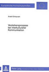 Abbildung von: Verstehensprozesse bei interkultureller Kommunikation - Peter Lang Verlag
