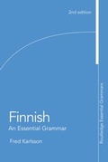Cover: Finnish: An Essential Grammar - Routledge