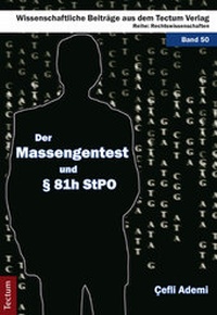 Abbildung von: Der Massengentest und § 81h StPO - Tectum Wissenschaftsverlag
