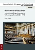 Cover: &Ouml;sterreich wird Verfassungsstaat - Tectum Wissenschaftsverlag