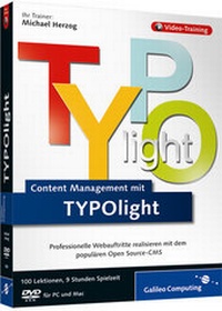 Abbildung von: Webseiten erstellen mit TYPOlight. Auch aktuell zu Contao - Rheinwerk