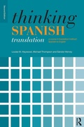 Cover: Thinking Spanish Translation - Routledge