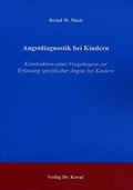 Bild: Angstdiagnostik bei Kindern - Kovac, Dr. Verlag