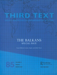 Enlarge image Cover: Third Text - Taylor & Francis