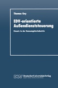 Cover: EDV-orientierte Au&szlig;endienststeuerung - Deutscher Universit&auml;tsverlag