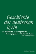 Cover: Geschichte der deutschen Lyrik - K&ouml;nigshausen & Neumann