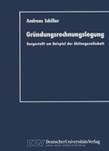 Abbildung von: Gründungsrechnungslegung - Deutscher Universitätsverlag