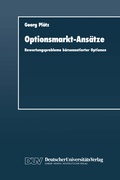 Cover: Optionsmarkt-Ans&auml;tze - Deutscher Universit&auml;tsverlag