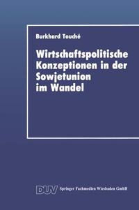 Abbildung von: Wirtschaftspolitische Konzeptionen in der Sowjetunion im Wandel - Deutscher Universitätsverlag