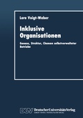 Cover: Inklusive Organisationen - Deutscher Universit&auml;tsverlag