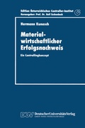 Cover: Materialwirtschaftlicher Erfolgsnachweis - Deutscher Universit&auml;tsverlag