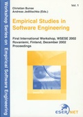 Cover: Empirical Studies in Software Engineering. - Fraunhofer IRB Verlag