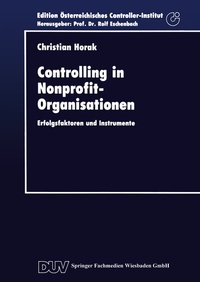 Abbildung von: Controlling in Nonprofit-Organisationen - Deutscher Universitätsverlag