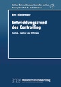 Cover: Entwicklungsstand des Controlling - Deutscher Universit&auml;tsverlag