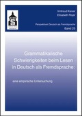 Cover: Grammatikalische Schwierigkeiten beim Lesen in Deutsch als Fremdsprache - wbv Media