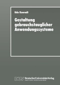 Cover: Gestaltung gebrauchstauglicher Anwendungssysteme - Deutscher Universit&auml;tsverlag