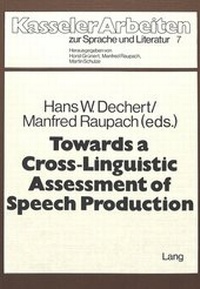 Abbildung von: Towards a Cross-Linguisitic Assessment of Speech Production - Peter Lang Verlag
