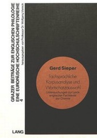 Abbildung von: Fachsprachliche Korpusanalyse und Wortschatzauswahl - Peter Lang Verlag