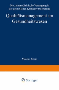 Abbildung von: Qualitätsmanagement im Gesundheitswesen - Deutscher Universitätsverlag