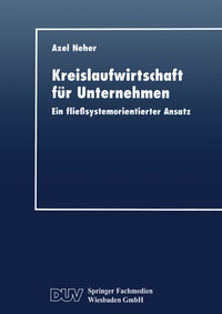 Abbildung von: Kreislaufwirtschaft für Unternehmen - Deutscher Universitätsverlag