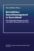 Cover: Betriebliches Umweltmanagement in Deutschland - Deutscher Universit&auml;tsverlag