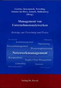 Abbildung von: Management von Unternehmensnetzwerken - Kovac, Dr. Verlag