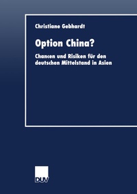 Enlarge image Cover: Option China? - Deutscher Universitätsverlag