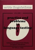 Cover: Practice and Problems in Language Testing 1 - Peter Lang Verlag