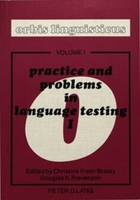 Enlarge image Cover: Practice and Problems in Language Testing 1 - Peter Lang Verlag