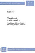 Cover: The Quest for Modernity - Peter Lang Verlag