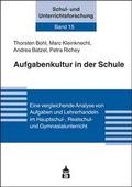 Cover: Aufgabenkultur in der Schule - Schneider Hohengehren