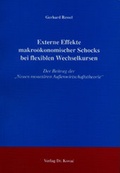 Cover: Externe Effekte makro&ouml;konomischer Schocks bei flexiblen Wechselkursen - Kovac, Dr. Verlag