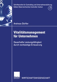 Abbildung von: Vitalitätsmanagement für Unternehmen - Deutscher Universitätsverlag