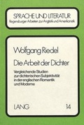 Cover: Die Arbeit der Dichter - Peter Lang Verlag