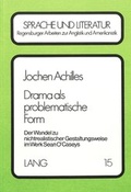 Cover: Drama als problematische Form - Peter Lang Verlag