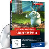 Abbildung von: Das Blender-Training: Charakter-Design - Galileo Design