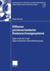 Abbildung von: Diffusion prozessorientierter Kostenrechnungssysteme - Deutscher Universitätsverlag