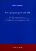 Cover: Versorgungsausgleich und IPR - Kovac, Dr. Verlag