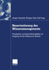 Abbildung von: Neuorientierung des Wissensmanagements - Deutscher Universitätsverlag