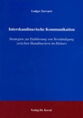 Cover: Interskandinavische Kommunikation - Kovac, Dr. Verlag